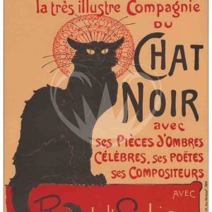 Chat Noir A3 Posh Chalk Deluxe Decoupage