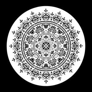 Posh Chalk Stencil Woodu Mandala Small