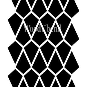 Posh Chalk Stencil Lattice