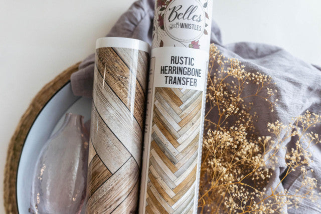 Rustic Herringbone - Transfer