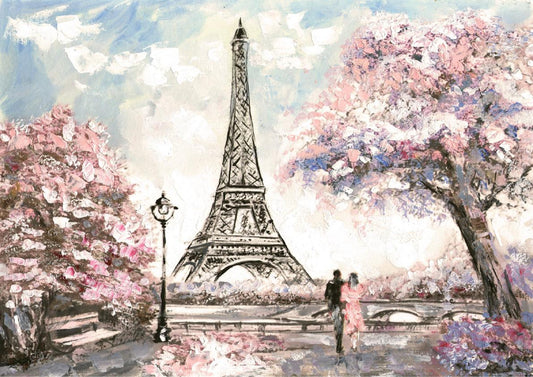 Springtime in Paris - A3 Rice Decoupage Paper