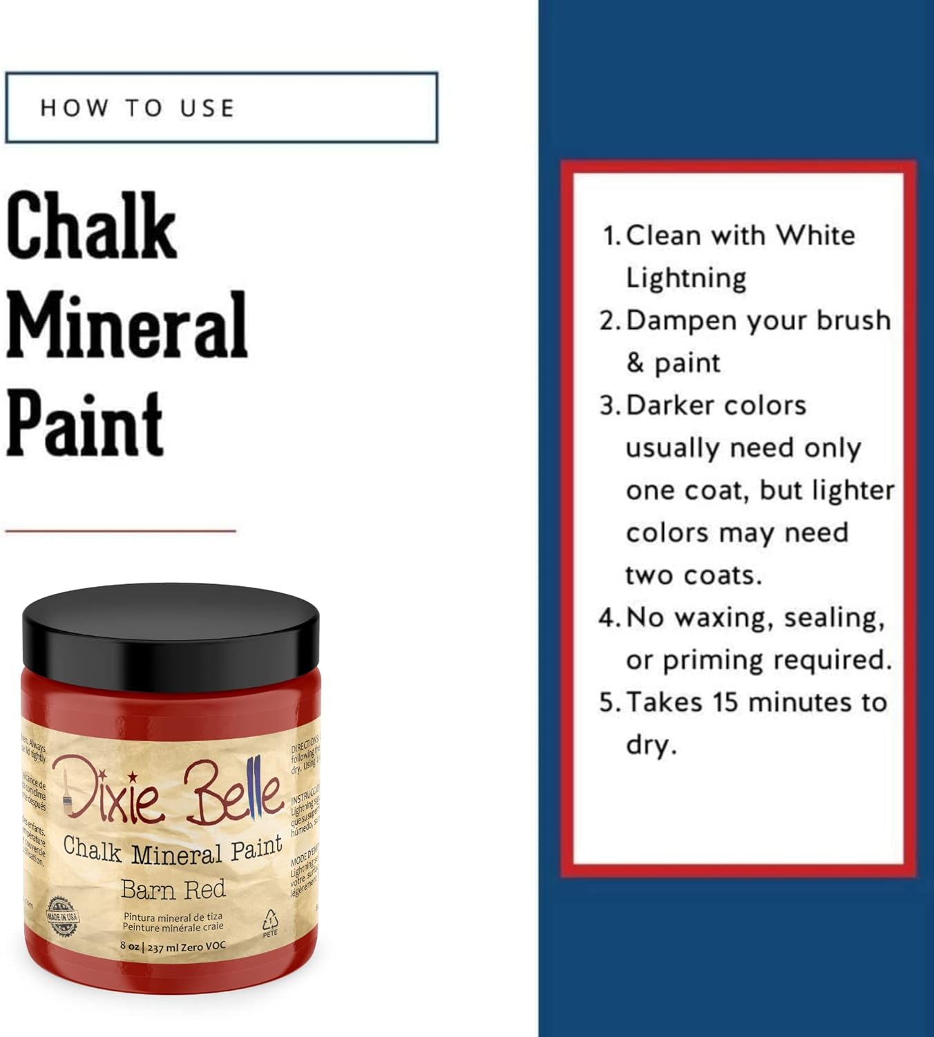 Barn Red Chalk Mineral Paint