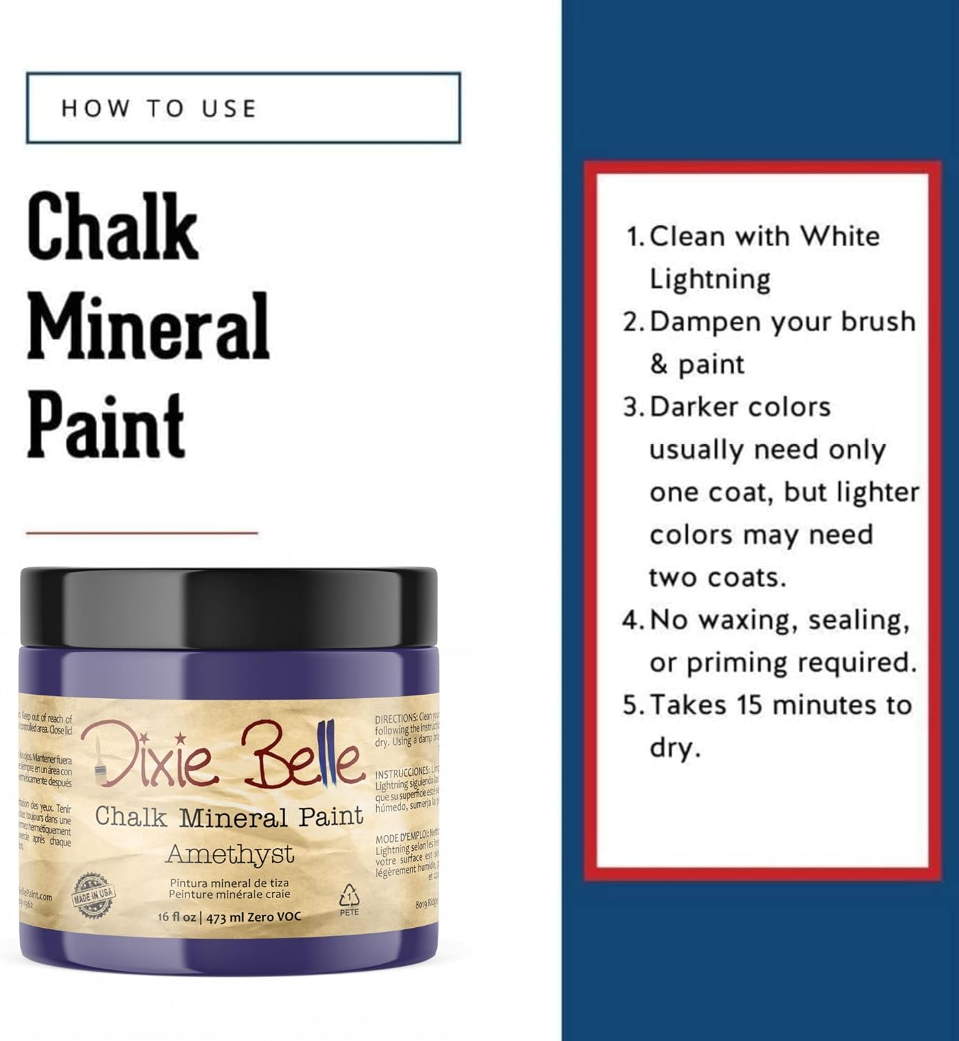 Amethyst Chalk Mineral Paint