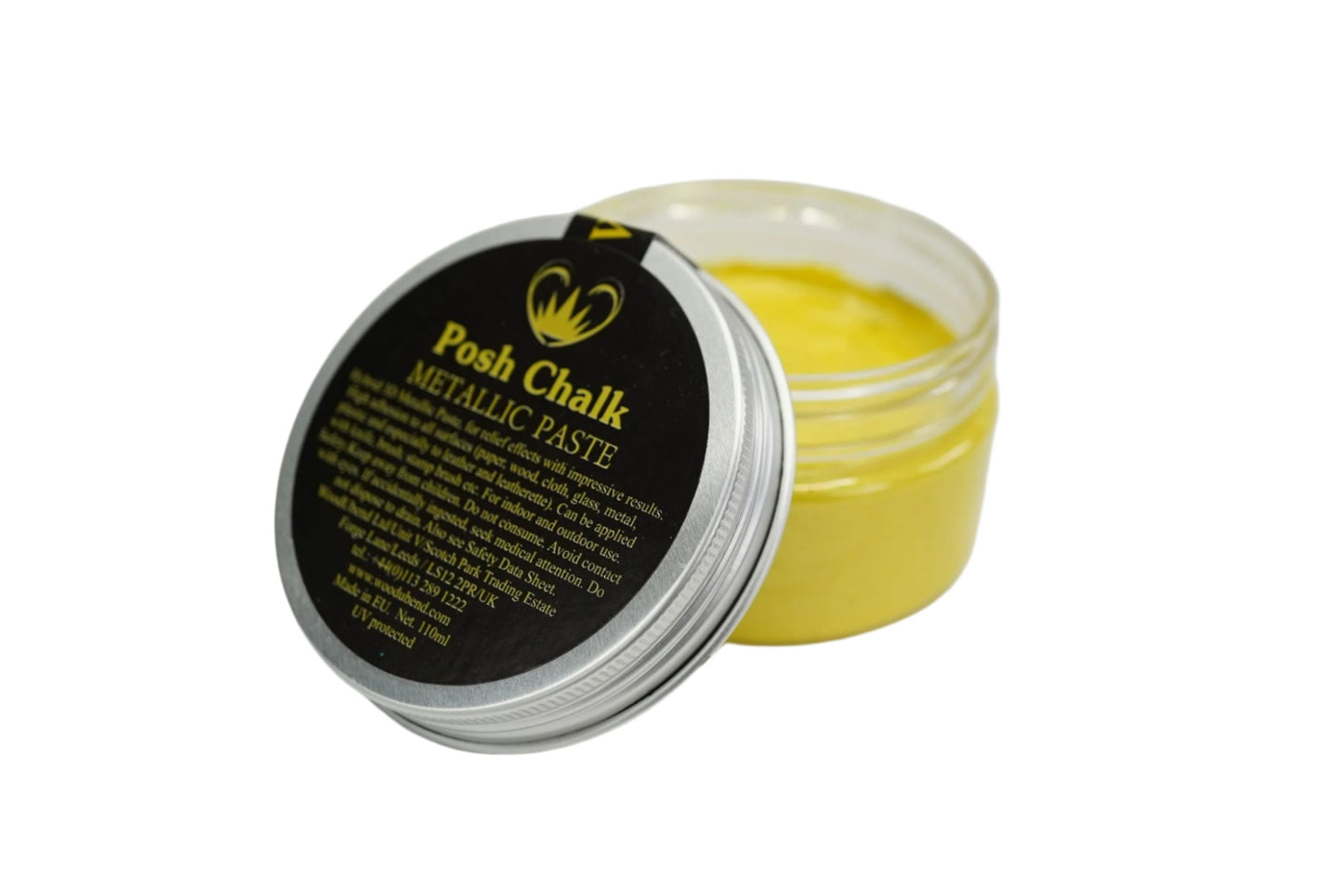 Posh Chalk Metallic Paste - Yellow Canary Cadmium 110ml