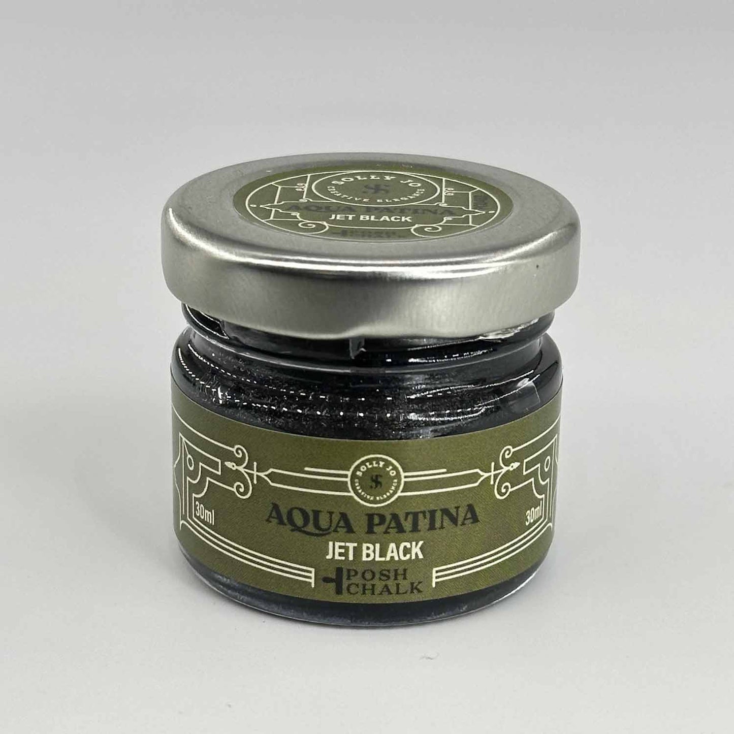 Posh Chalk Aqua Patina - Jet Black 30ml