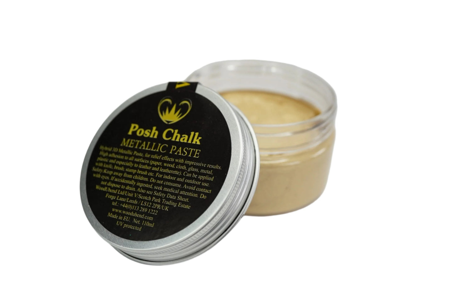 Posh Chalk Metallic Paste - Shiny Gold 110ml