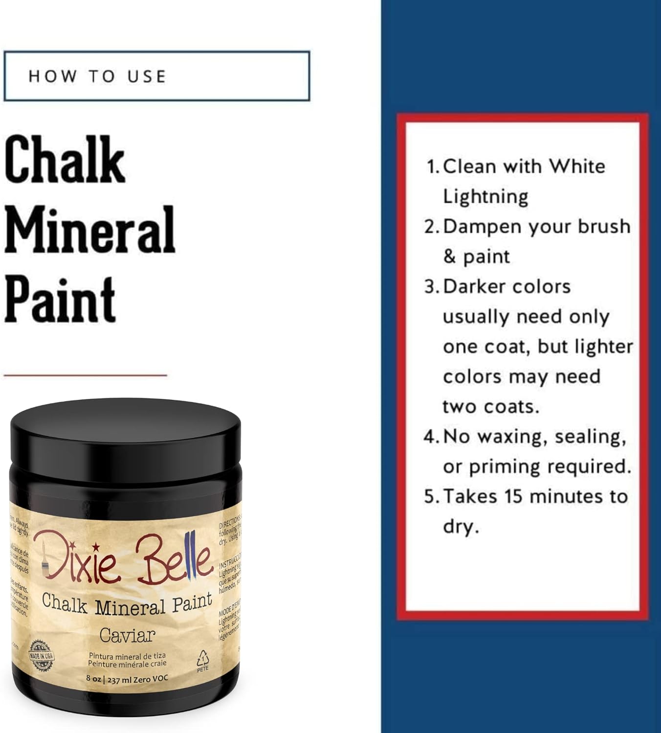 Caviar Chalk Mineral Paint