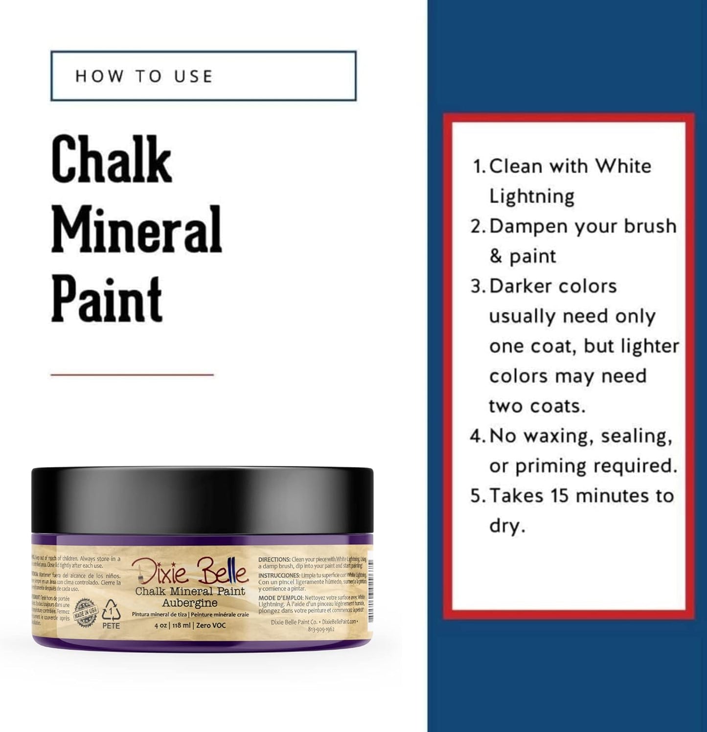 Aubergine Chalk Mineral Paint