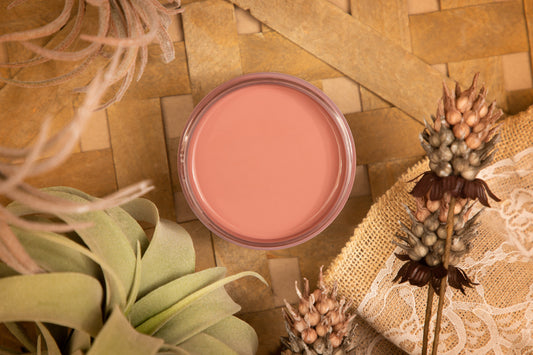 Desert Rose Silk Paint